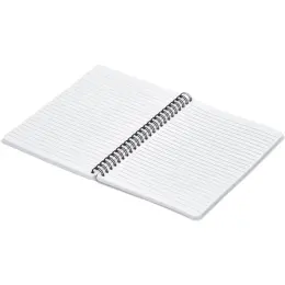 Altitude Noodle A5 Spiral Notebook Solid White Open